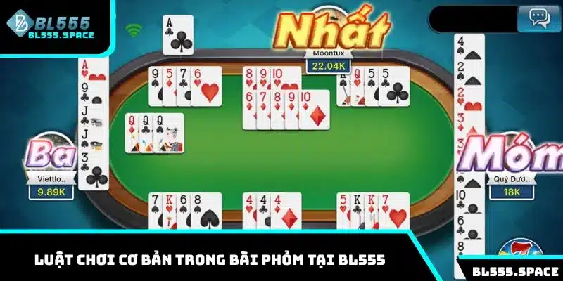 Tìm hiểu luật chơi cơ bản trong bài Phỏm tại BL555