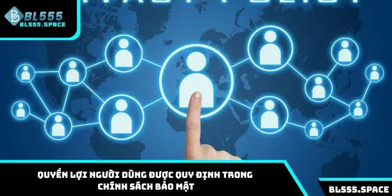 Quyền lợi người dùng được quy định trong chính sách bảo mật